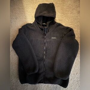 Eddie Bauer Boy’s Charcoal Sherpa Jacket